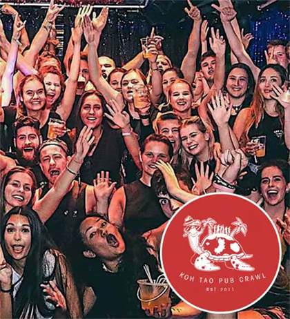 Choppers Sports Bar Koh Tao Pub Crawl Friday